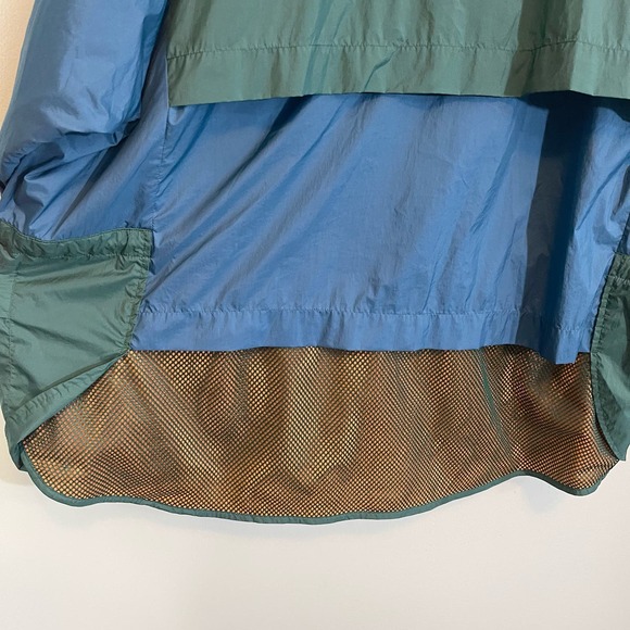 ADIDAS Windbreaker Men 2XL Vintage Atric Lite Colorblock Hoodie Jacket Green NWT - Picture 5 of 14